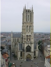 Sint-Bavo's cathedral at Ghent Sint-Bavo's cathedral at Ghent